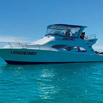 Ferry Floreana island.