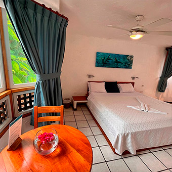 Habitación doble del hotel Silberstein.