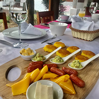 Breakfast at Hotel Silberstein.